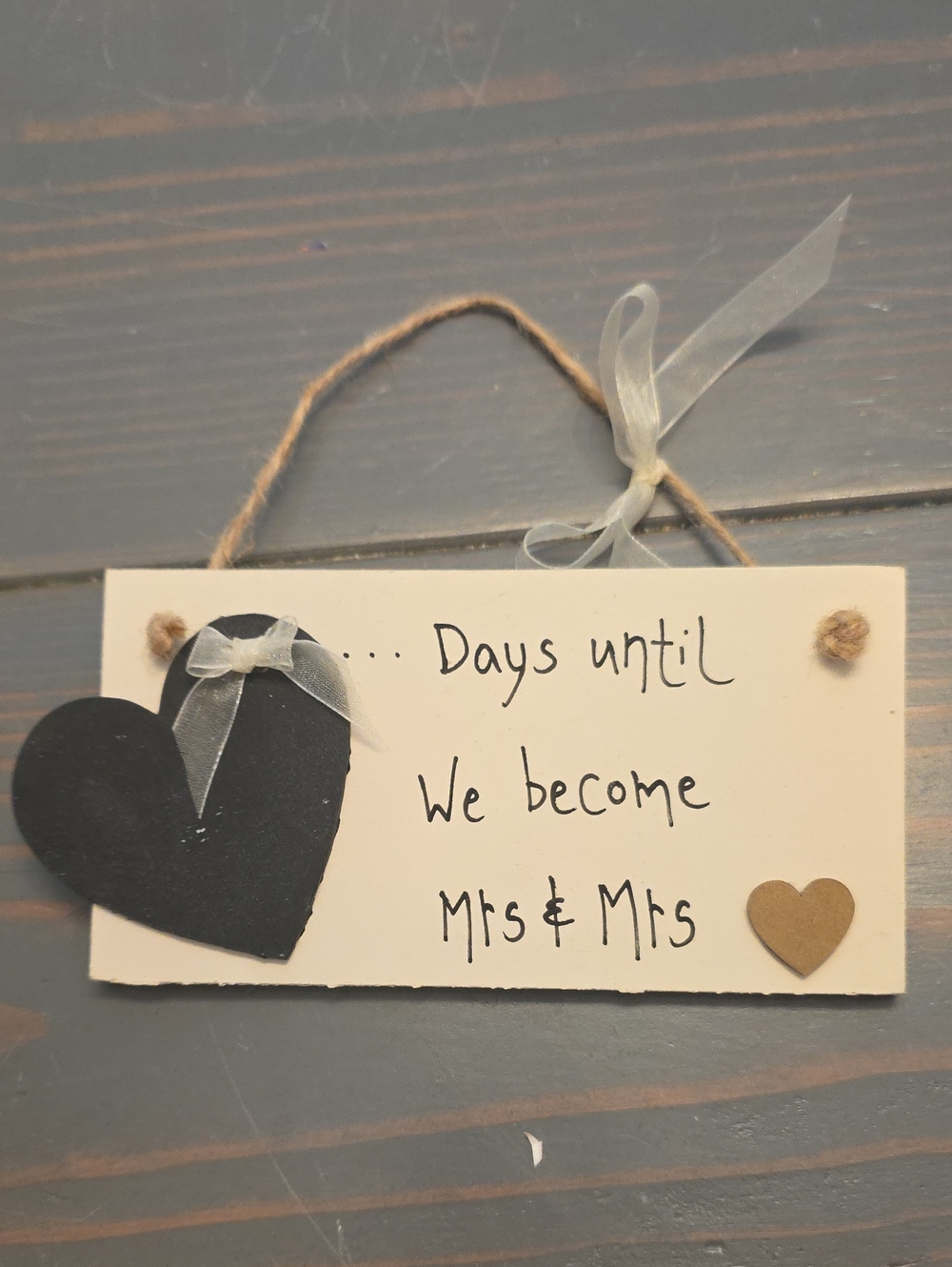Wedding Countdown Sign